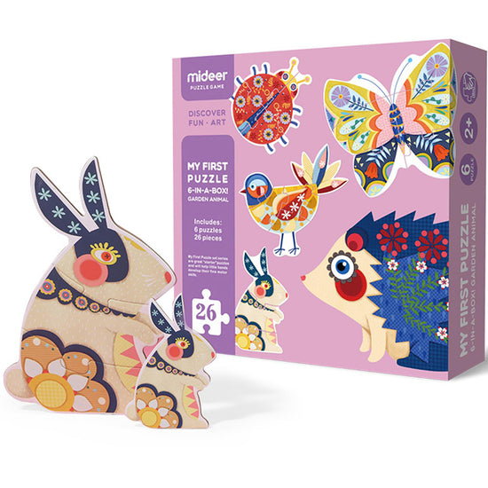 Mideer - My First Puzzle - Garden Animal - 26pcs