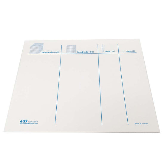 EDX Education - Base Ten - Workpad 25 Sheets Polybag