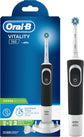 Oral-B D100 Vitality Adult Cross Action Rechargeable Electric Toothbrush, Black