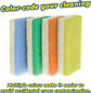 Sponge Daddy sponge showing scrubbing and absorbent layers