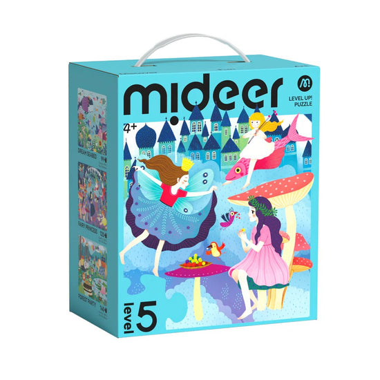 Mideer - 3-in-1 Level Up Puzzle: Level 5 Fantasy World
