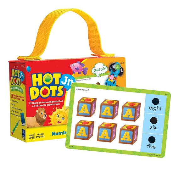Educational Insights - Hot Dotsﾂｮ Jr. - Card Set - Numbers & Counting
