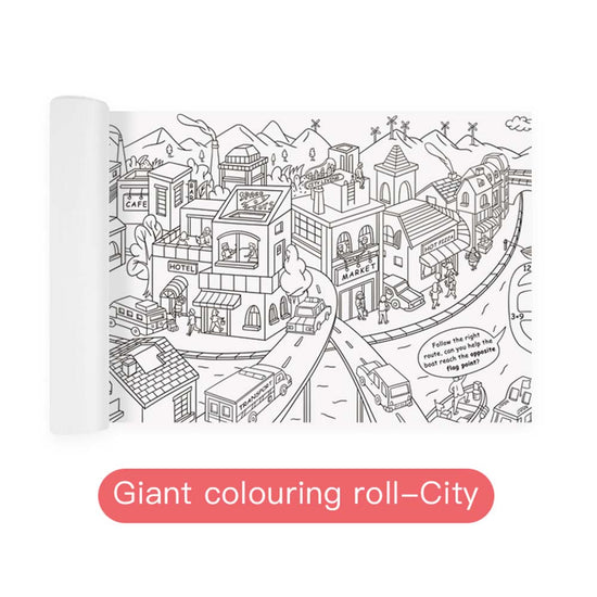 Mideer - Giant Colouring Roll: City - 10m
