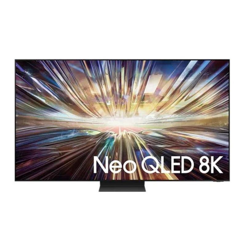 Samsung 165cm NEO QLED 8K TV displaying vibrant colors on the screen.