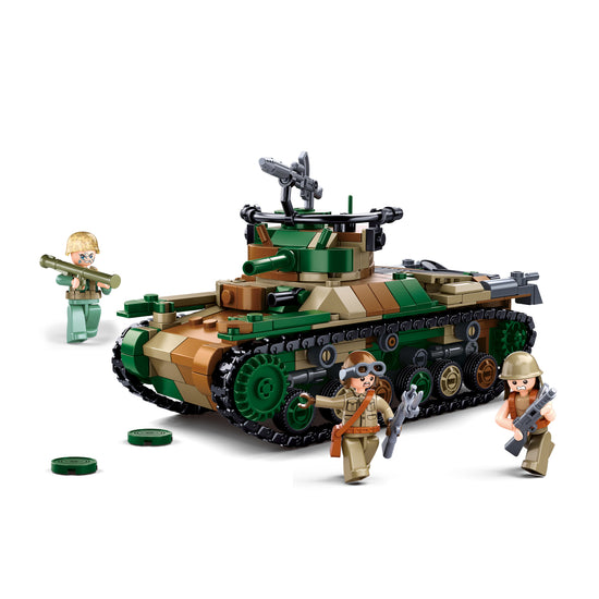 Sluban - WWII - Type 97 Medium Tank - 563pcs