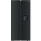 Defy 496Lt Black Glass Side by Side WD Fridge DFF456