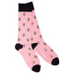 Swole Panda Pink Bumblebee Bamboo Socks 3 Pairs 4-7
