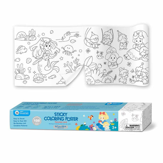 Jar Melﾃｳ -Sticky Colouring Poster - Fairytale Land