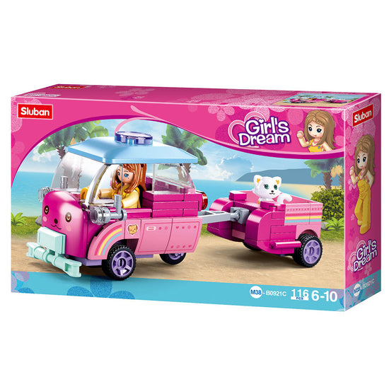 Sluban - Girls Dream - Pet Car - 116pcs