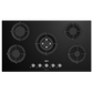 Defy 90cm Black Gas on Glass Hob - DHG905