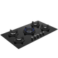 Defy 90cm Black Gas on Glass Hob - DHG905