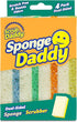 Sponge Daddy 4 pack multi-colour dual-layer sponges