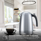 Riva Stainless Steel Kettle 1.7L Brushed Silver RVSK001
