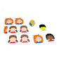Educo - Game - Children of the World - Emotion Game - 55pcs Wooden Box