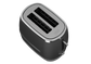 Beko Cosmopolis 2 Slice Toaster Black/Chrome TAM8202B