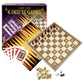 Ambassador - Classic Games - 6-in-1 Deluxe Wooden Games Set