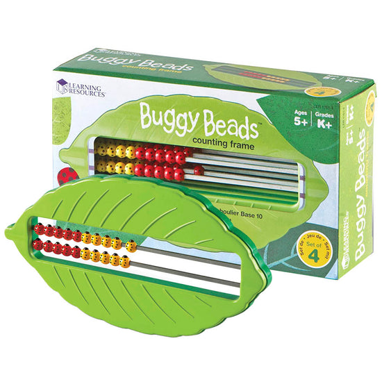 Learning Resources - Buggy Beads Counting Frame Abacus - Set of 4