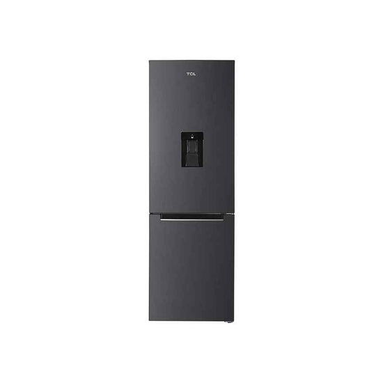TCL 284L Nett No Frost Bottom Mount Freezer with Water Dispenser - Dark Silver (P381BFGWD)