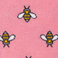 Swole Panda Pink Bumblebee Bamboo Socks 3 Pairs 4-7