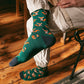 Swole Panda Fox Bamboo Socks 3 Pairs 4-7