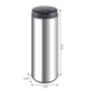 Homemax 50L Round S/S Sensor Bin HSB004
