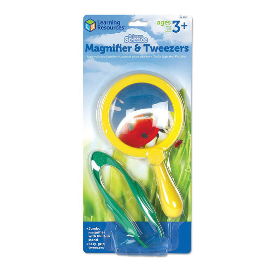 Learning Resources  - Primary Scienceﾂｮ - Magnifier and Tweezers