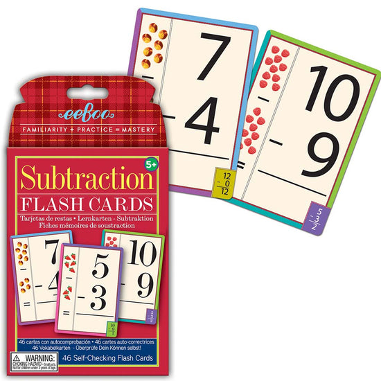 eeBoo - Flash Cards Subtraction