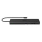 Port USB Type-C 1 x USB3.1|2 x USB 3.0|2 x USB 2.0|1 xHDMI-DP-VGA| Micro+SD Card Reader|1 x Mini DP|1 x RJ45|1 x Audio-Microphone| PD 100W -Black