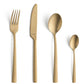 Amefa Manille Gold Cutlery Set, 16pc 9035VUVG17B78