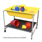 EDX Education - Sand & Water Sensory Trays - 4 Pieces (Blue, Red, Green, Yellow)