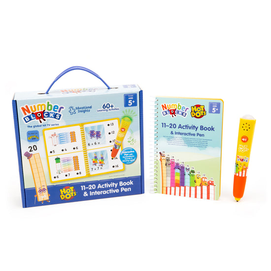 Educational Insights - Hot Dotsﾂｮ Numberblocksﾂｮ 11-20 Activity Book Pen & Pen