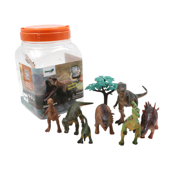 Planet Greenbean - Dinosaur Playset - 30pcs in Bucket