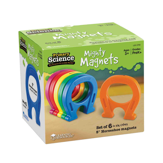 Learning Resources - Primary Scienceﾂｮ - Horseshoe-Shaped Magnets - Set of 6