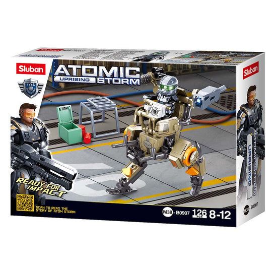 Sluban - Atomic Storm Uprising - AF1 Armed Patrol Walker - 126pcs