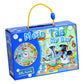 Beleduc - Wooden Learning Puzzle: My Daily Routines with Clock -**