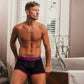 Swole Panda Bamboo Man Boxers Black | Purple Band