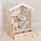 Classic World - Pretend & Play - Happy Villa Dollhouse with Furniture