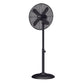 Alva 40cm Metal Telescopic Pedestal Fan 1.2M Tall (Matte Black) ACS201B