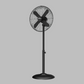 Alva 40cm Metal Telescopic Pedestal Fan 1.2M Tall (Matte Black) ACS201B
