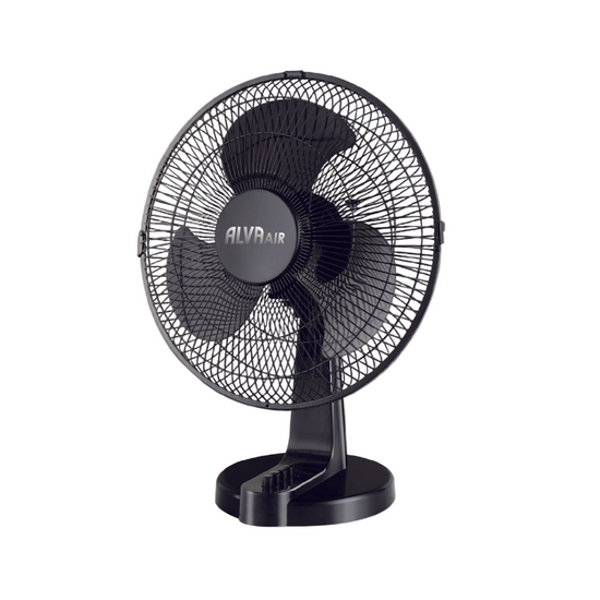 Alva 40cm Plastic Desk Fan (Black) ACS209B