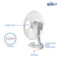 Alva 40cm Plastic Desk Fan (White) ACS209