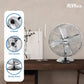 Alva 30cm Metal Desk Fan (Chrome) ACS211