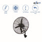 Alva 50cm Industrial Wall Fan - High Velocity (Matt Black) ACS604