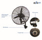 Alva 50cm Industrial Wall Fan - High Velocity (Matt Black) ACS604