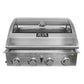 Alva Mojave 4-Burner Glass Hood Drop-In Gas BBQ GSS4BTT