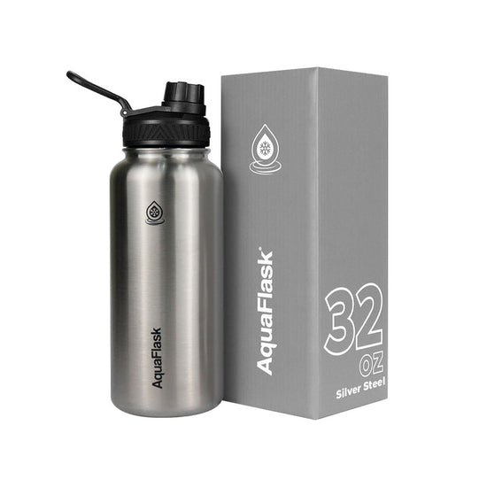 Aquaflask 950ml Flask Silver Steel AF-T16