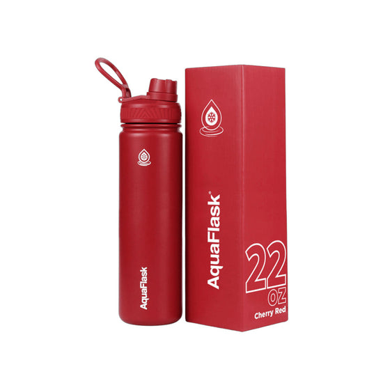 Aquaflask 650ml Flask Cherry Red AF-R17