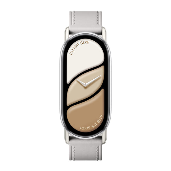Xiaomi Smart Band 10 Leather Strap - Grey