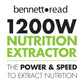 Bennett Read 1200W Nutrition Extractor 2.0 KBD202
