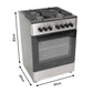 Bennett Read Fusion 60cm Gas Electric Stove JST102